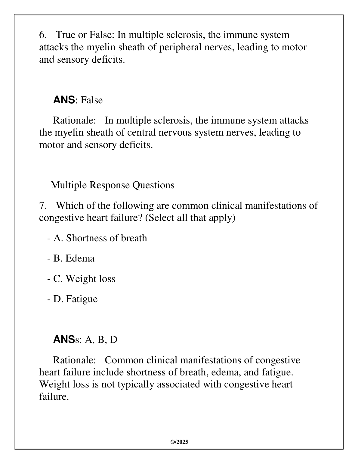 NURS 2508 Patho Test Bank 2025 WGU OA Exam IMG-1