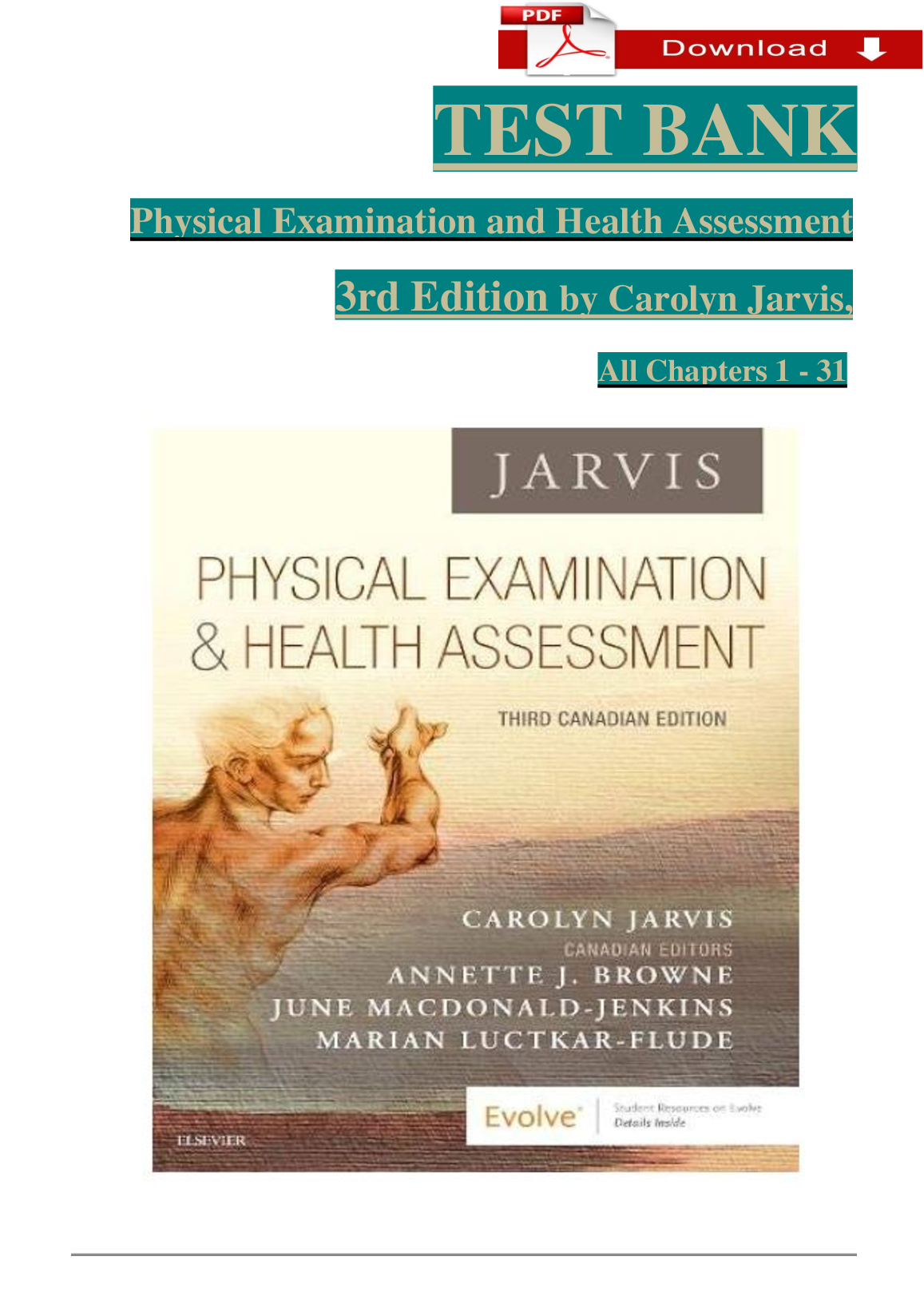 Physical Examinations and Health Assessment, 3rd Edition