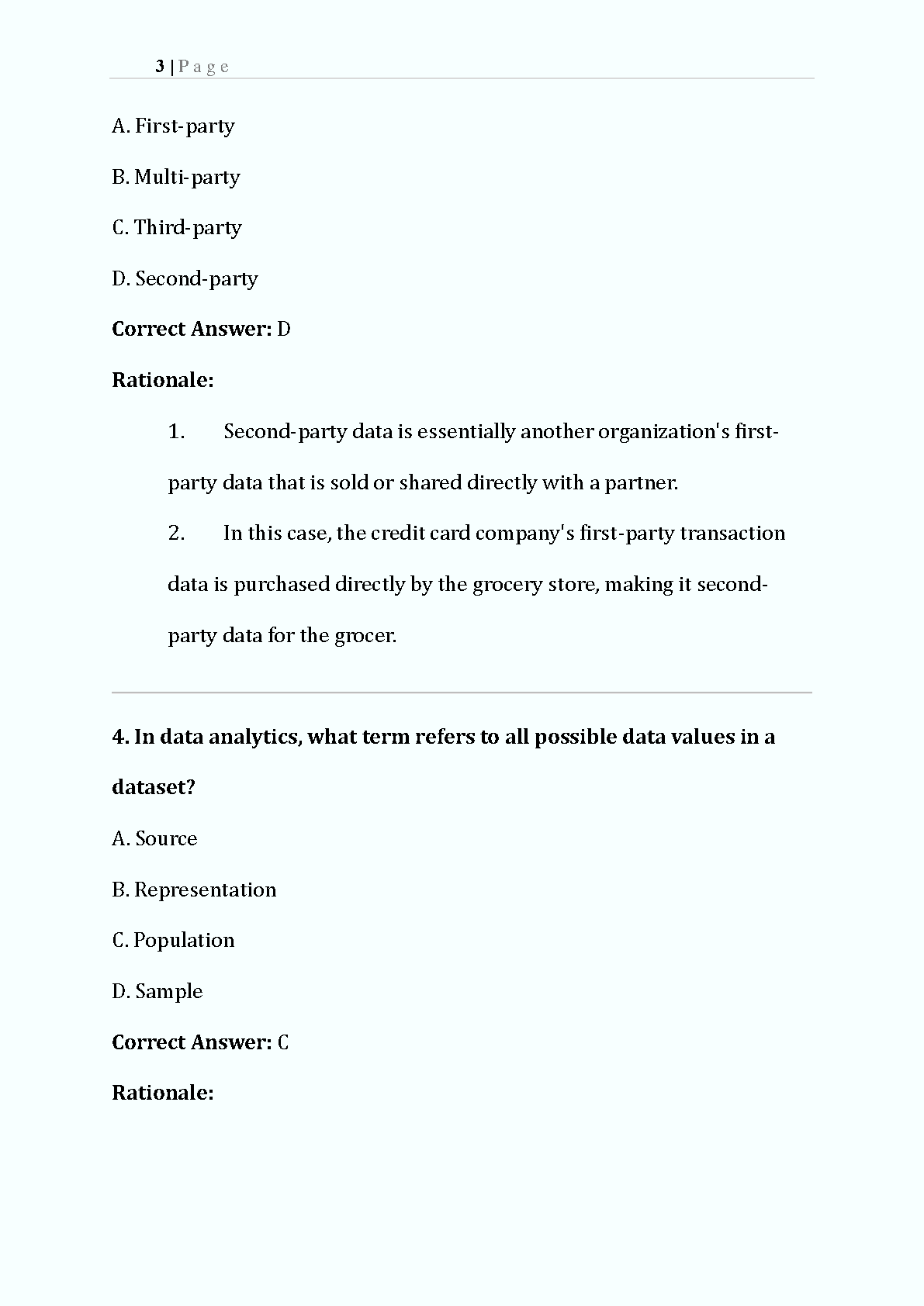 WGU D467 Data Analytics Fundamentals Test Bank IMG-3