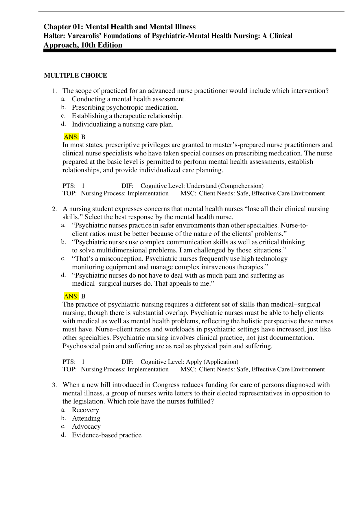Varcarolis' Foundations of Psychiatric-Mental Health Nursing IMG-3