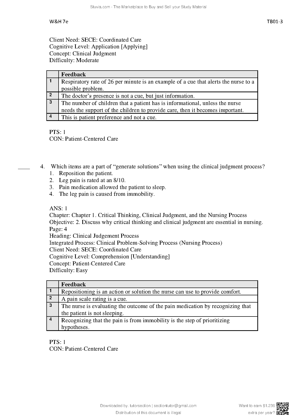 Critical Thinking Nursing Test Bank with Rationales & Answers IMG-3