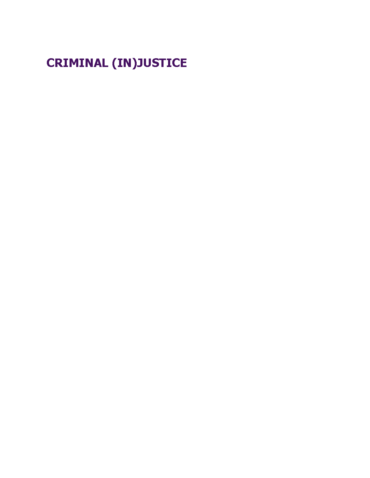 Fichtelberg Criminal Injustice Test Bank Solutions 2nd Edition