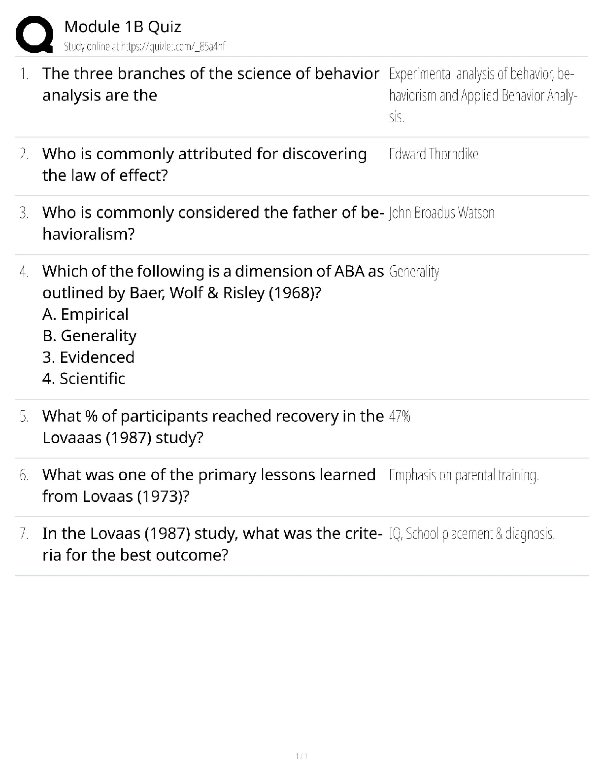 ABA Module 1B Quiz And Answers Test Bank 2026/27