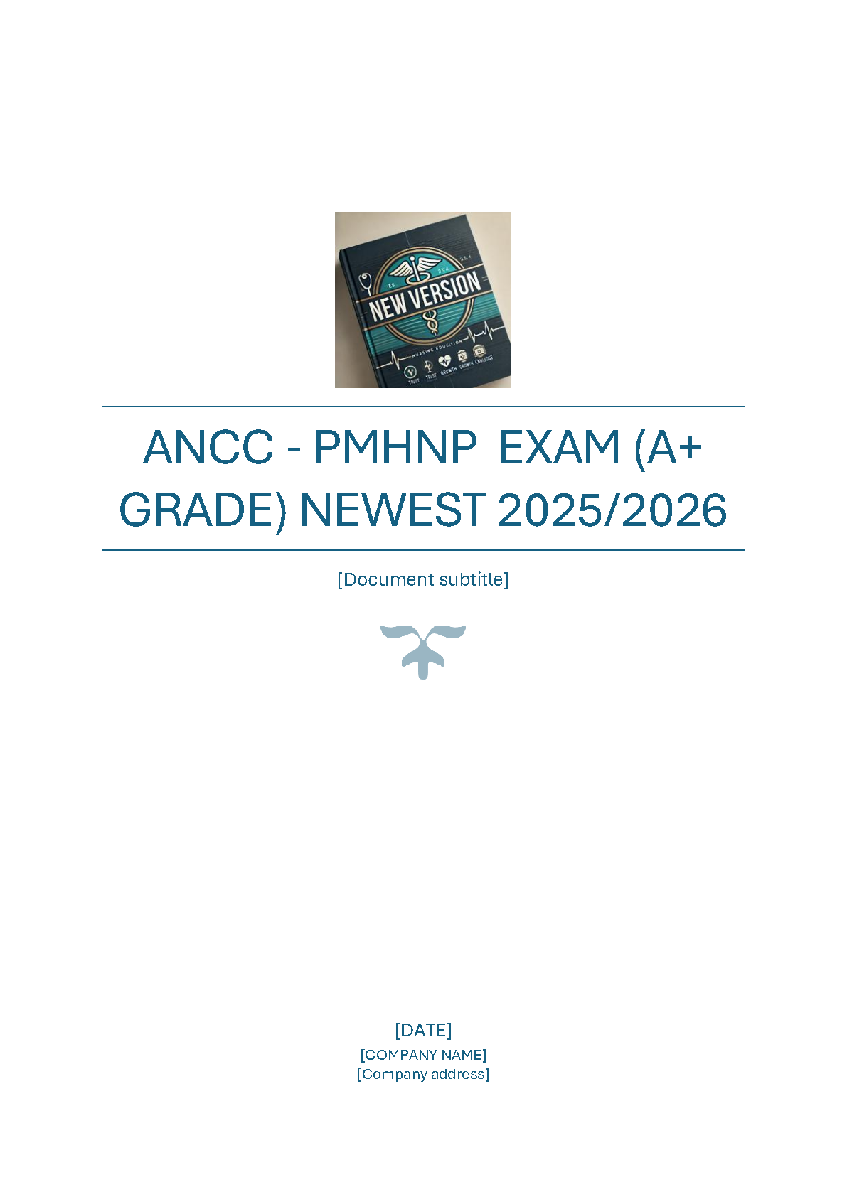 ANCC PMHNP Exam Study Guide 2025/2026: Pass on First Attempt IMG-1