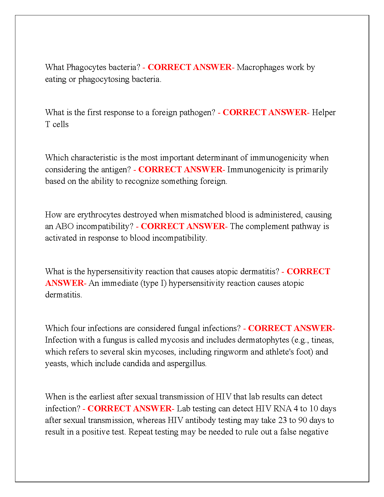 WGU D115 Advanced Pathophysiology Exam Qs A 2024/2025 IMG-3