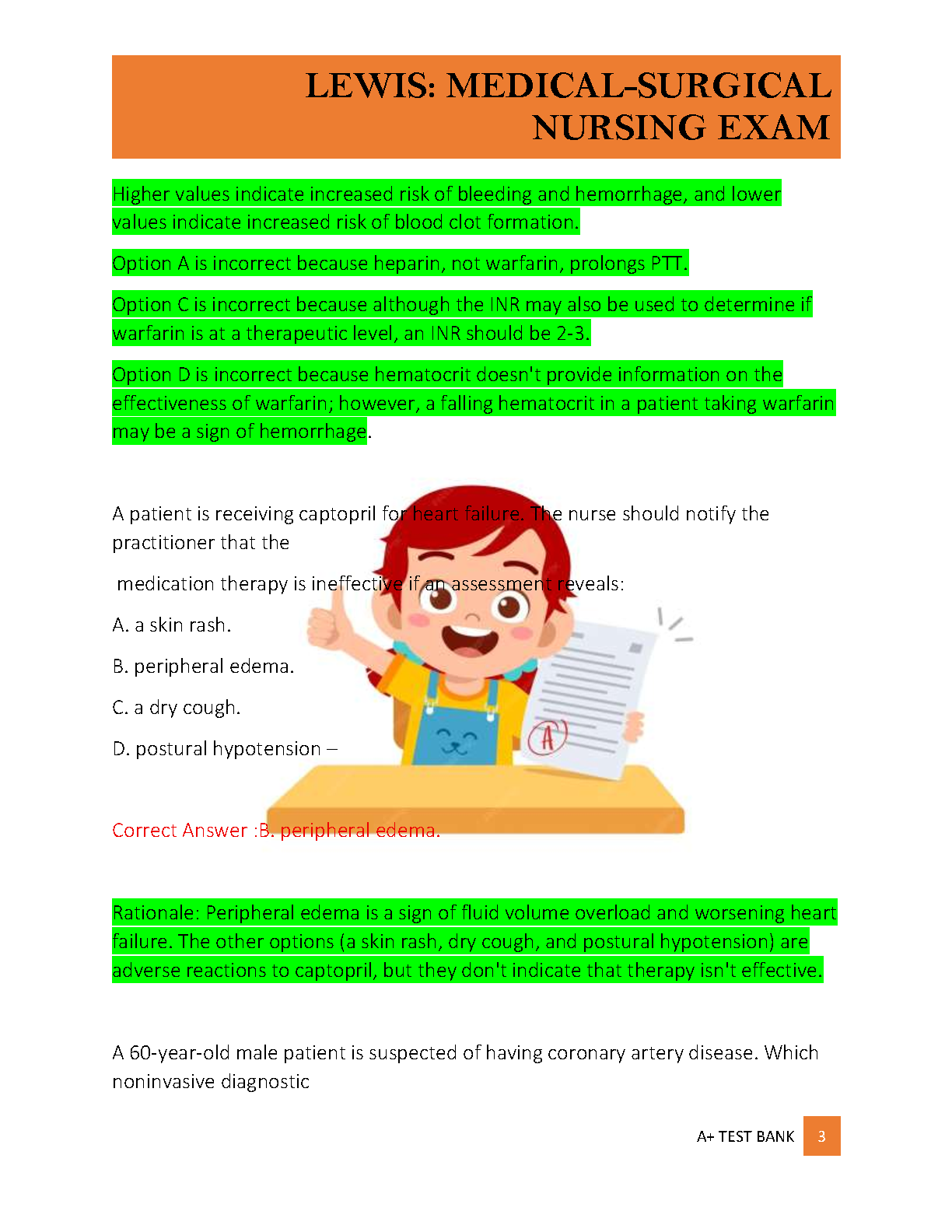 Lewis Med Surg Nursing 12e Test Bank 2026/27 IMG-3