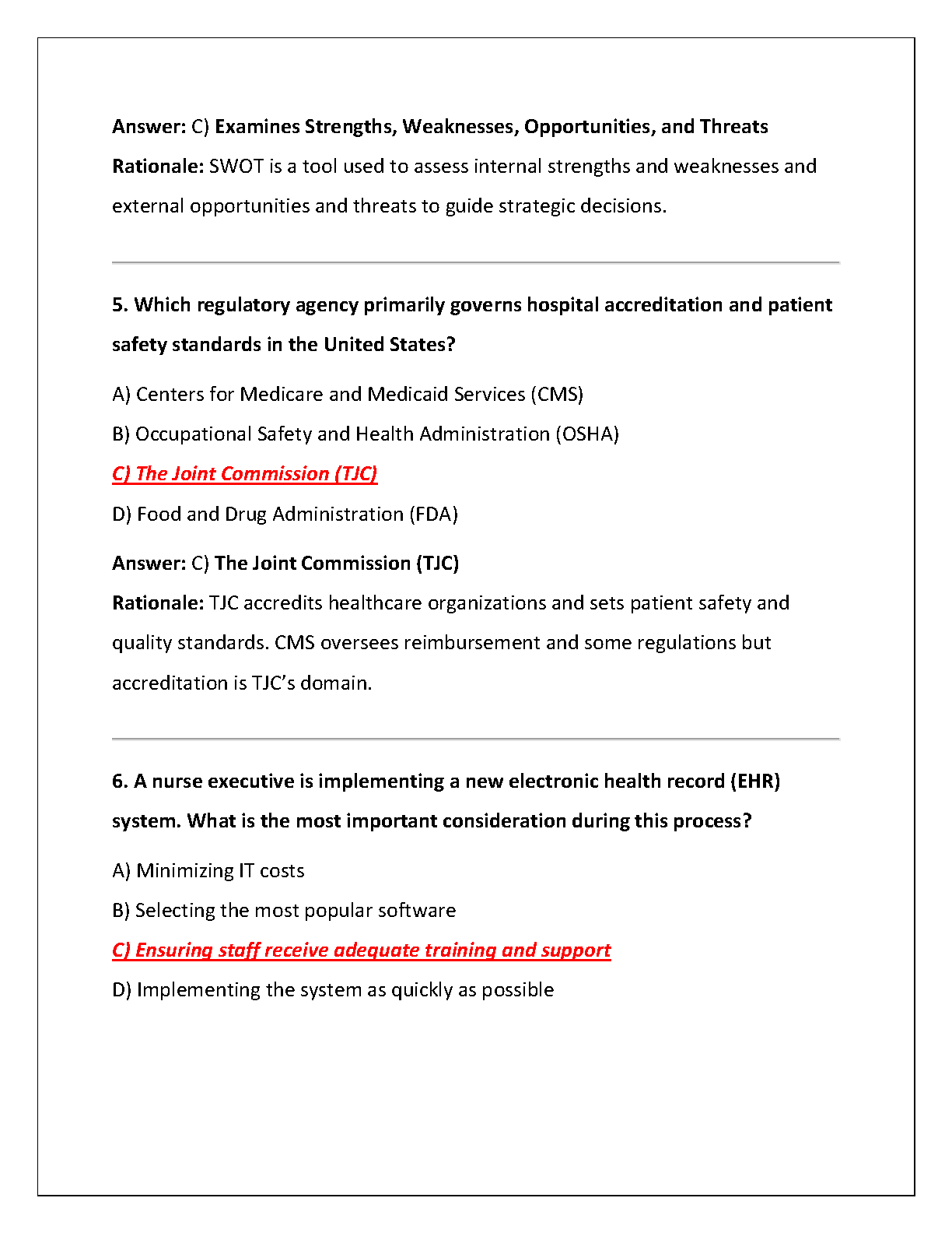 NE-BC Practice Exam 2026 | Nursing Leadership IMG-3