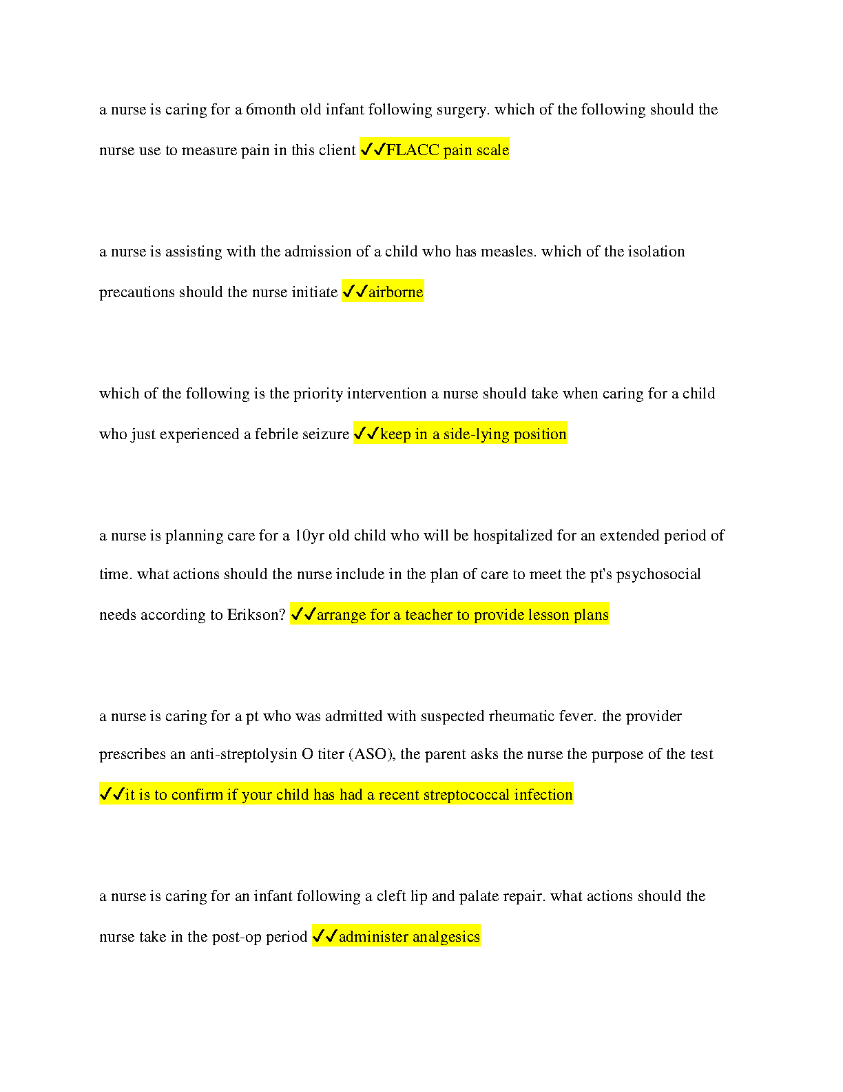 ATI Pediatrics Exam Prep 2026/2027 Practice IMG-3