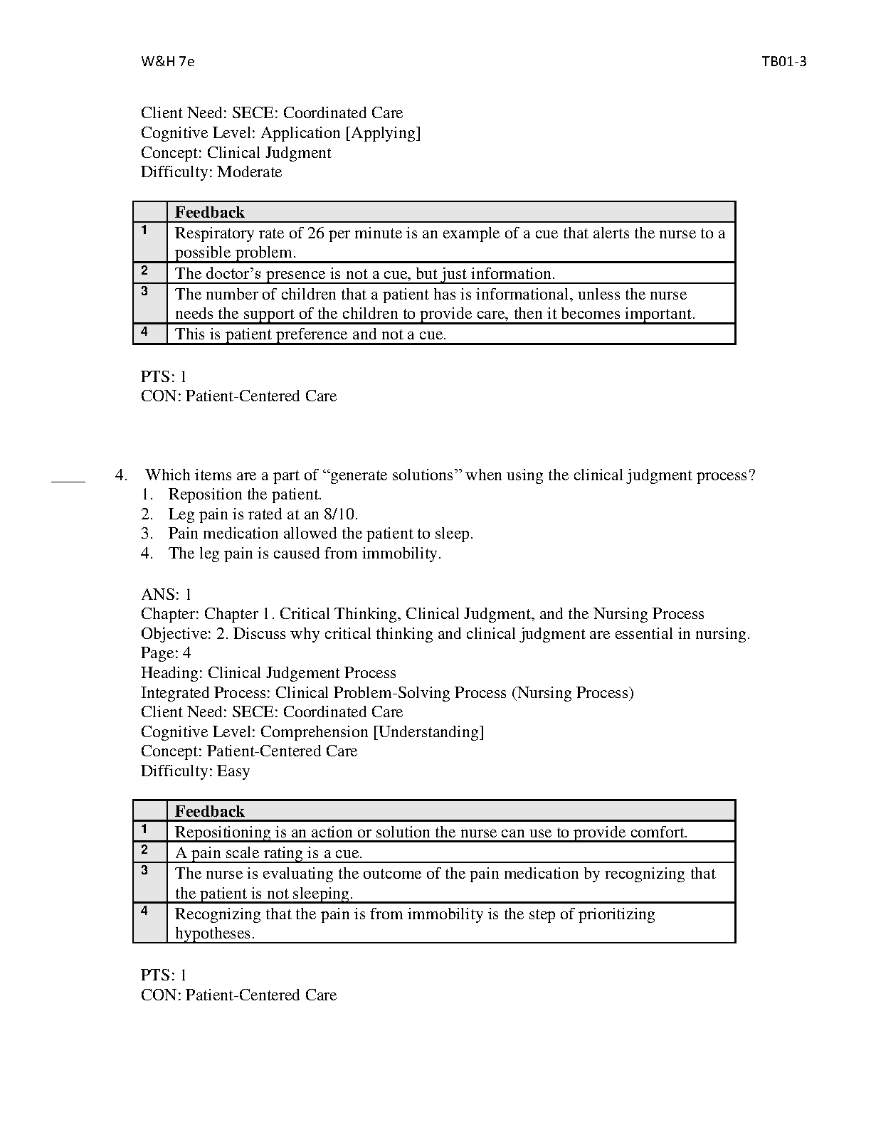 Critical Thinking & Clinical Judgment Test Bank Nursing Process IMG-3