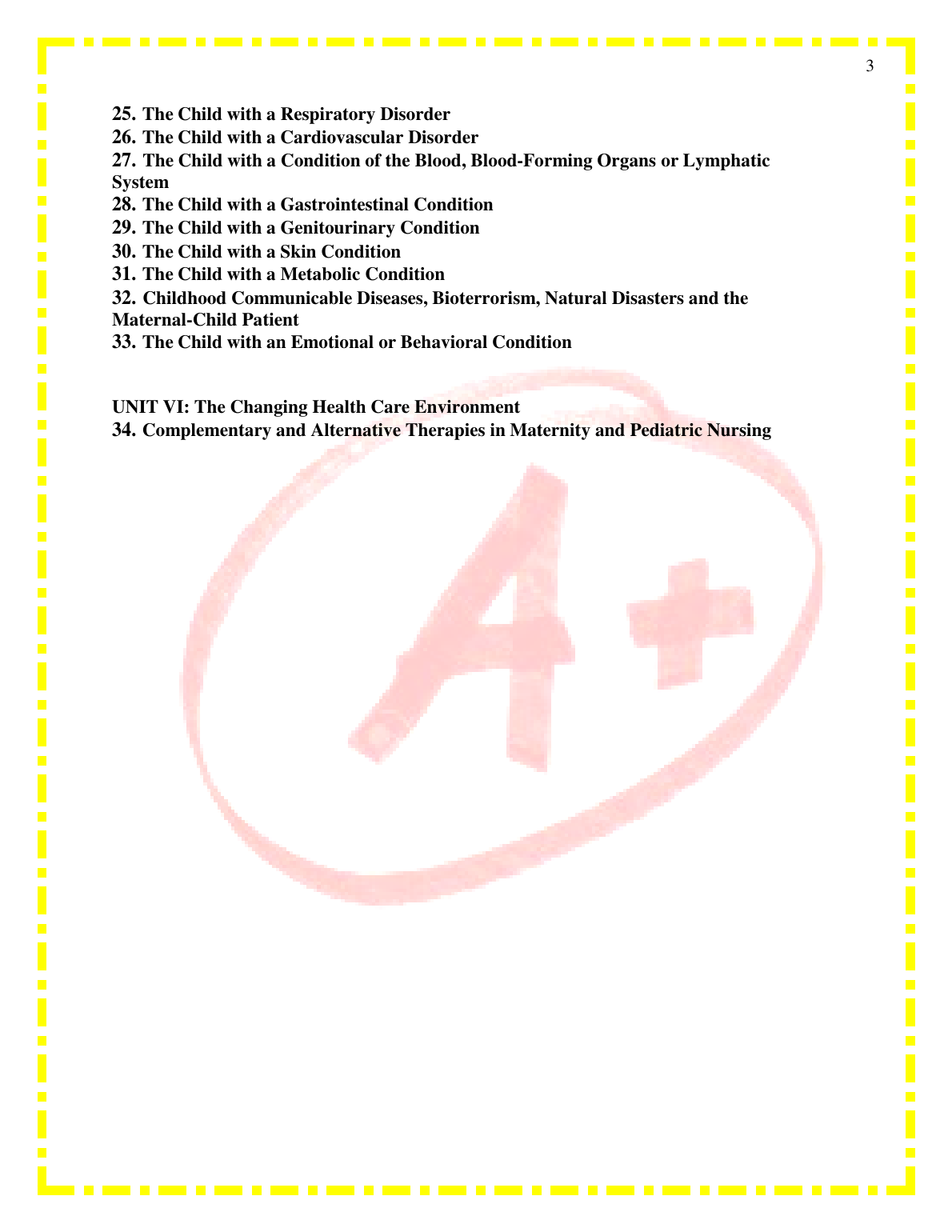 Maternity & Pediatric Nursing Test Bank 2026/27 IMG-1