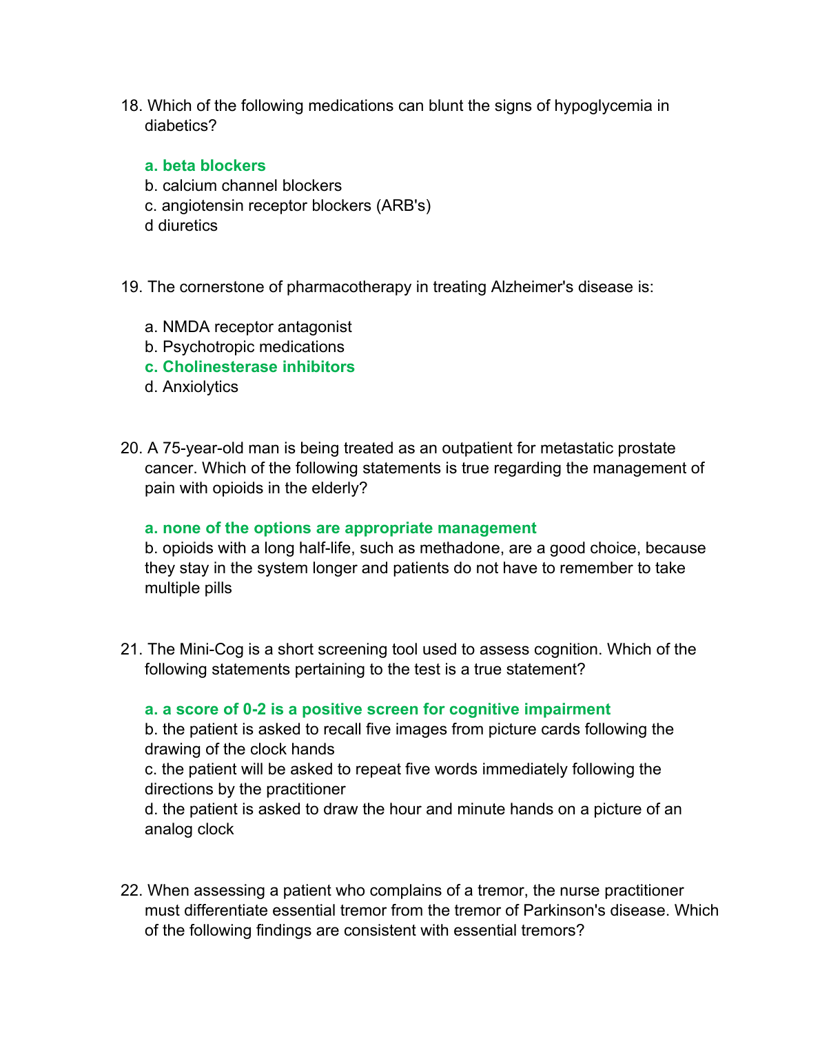 NR 601 Final Exam Questions and Answers Nursing Study Guide