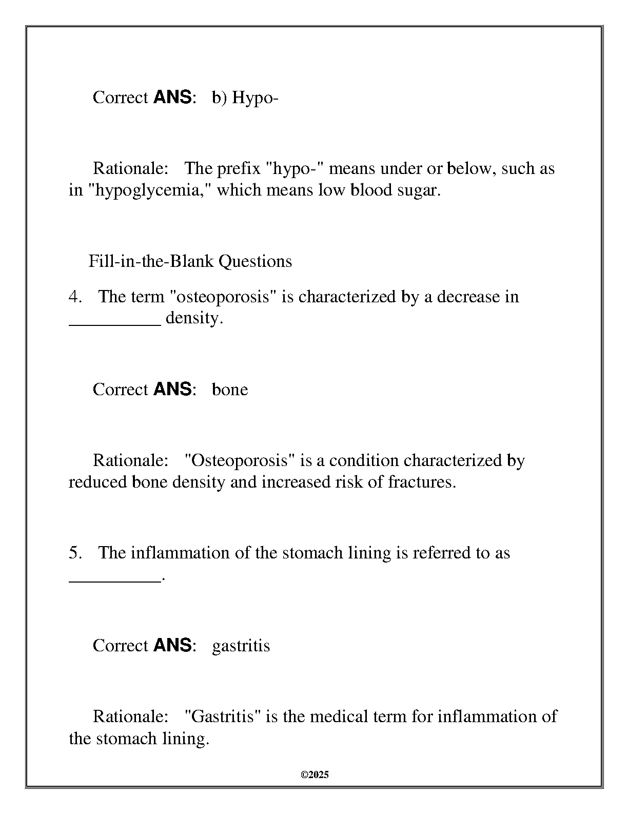 WGU C804 Medical Terminology Exam Prep 2025 Q&A IMG-3