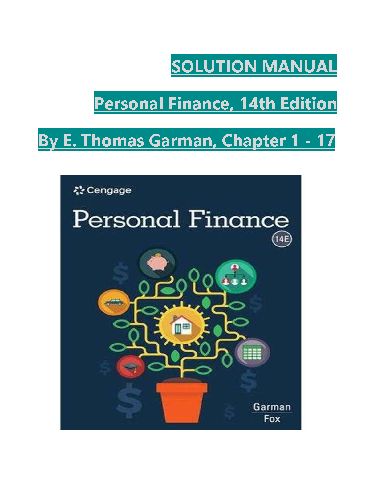 Personal Finance, 14th Edition IMG-1