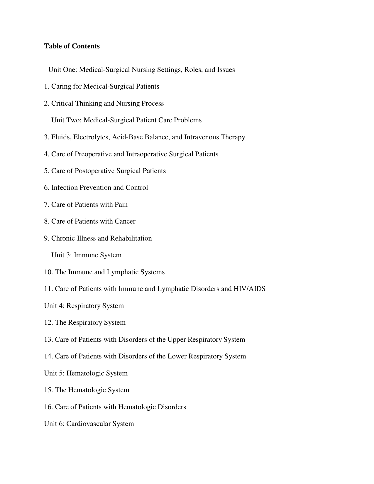Medical-Surgical Nursing: Concepts & Practice, 3rd Edition
