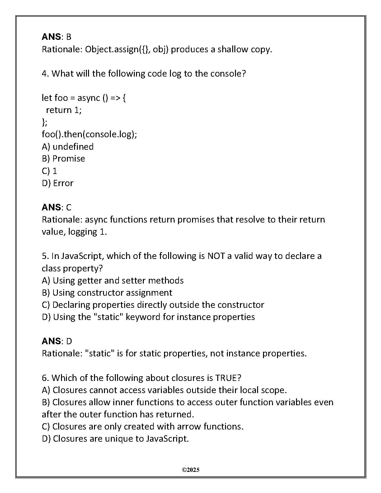 WGU D280 JS Test Bank & Final Exam Guide IMG-3