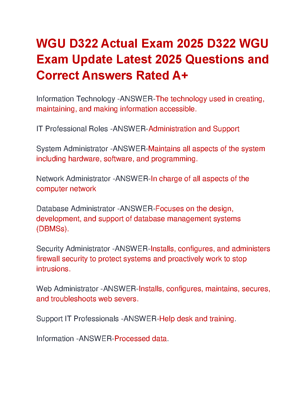 WGU D322 2025 Exam Prep Guide with Answers IMG-1