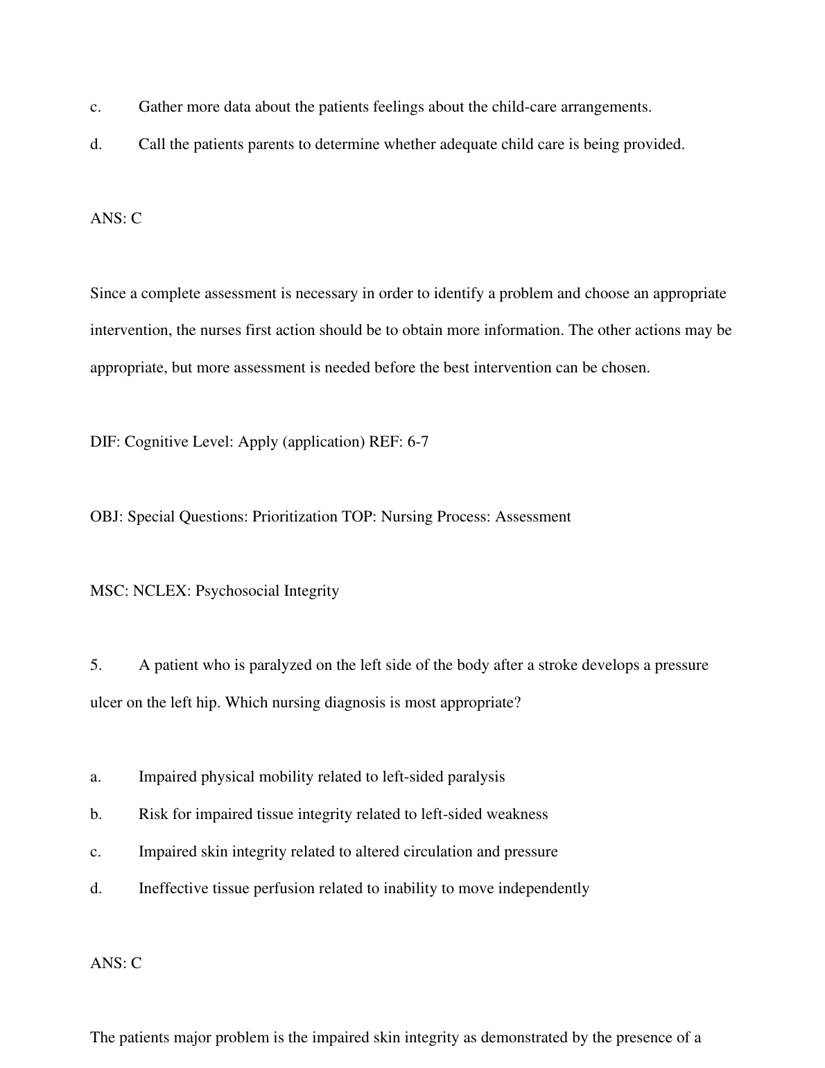 Lewis Med Surg Nursing 11e Test Bank 2026/27 IMG-1
