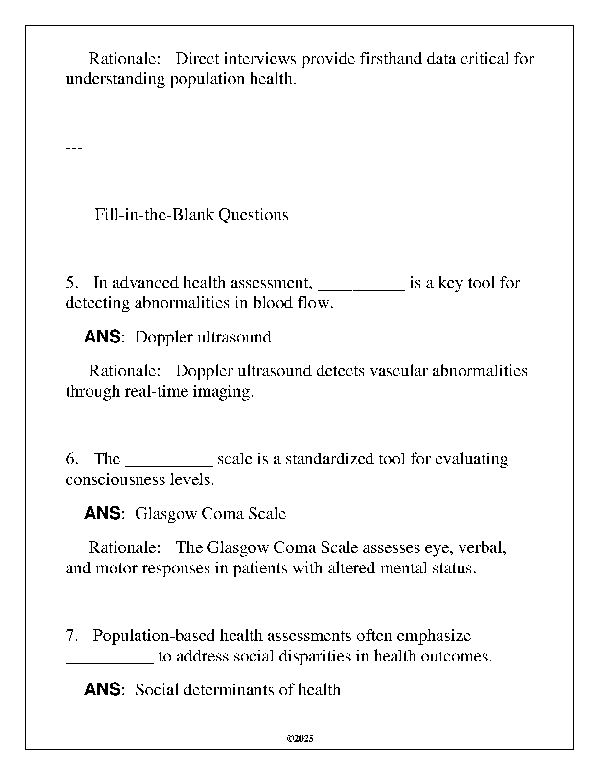 WGU NURS 5205 Advanced Health Assessment Study Guide 2025 IMG-3