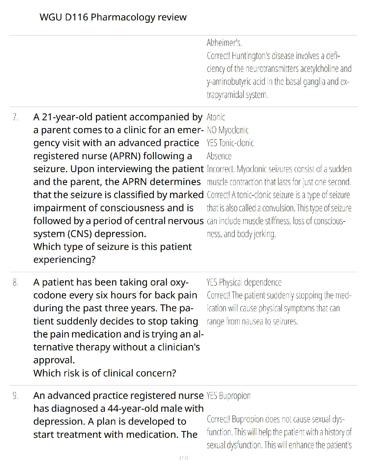 WGU D116 Pharmacology Study Guide 2025/2026 IMG-3