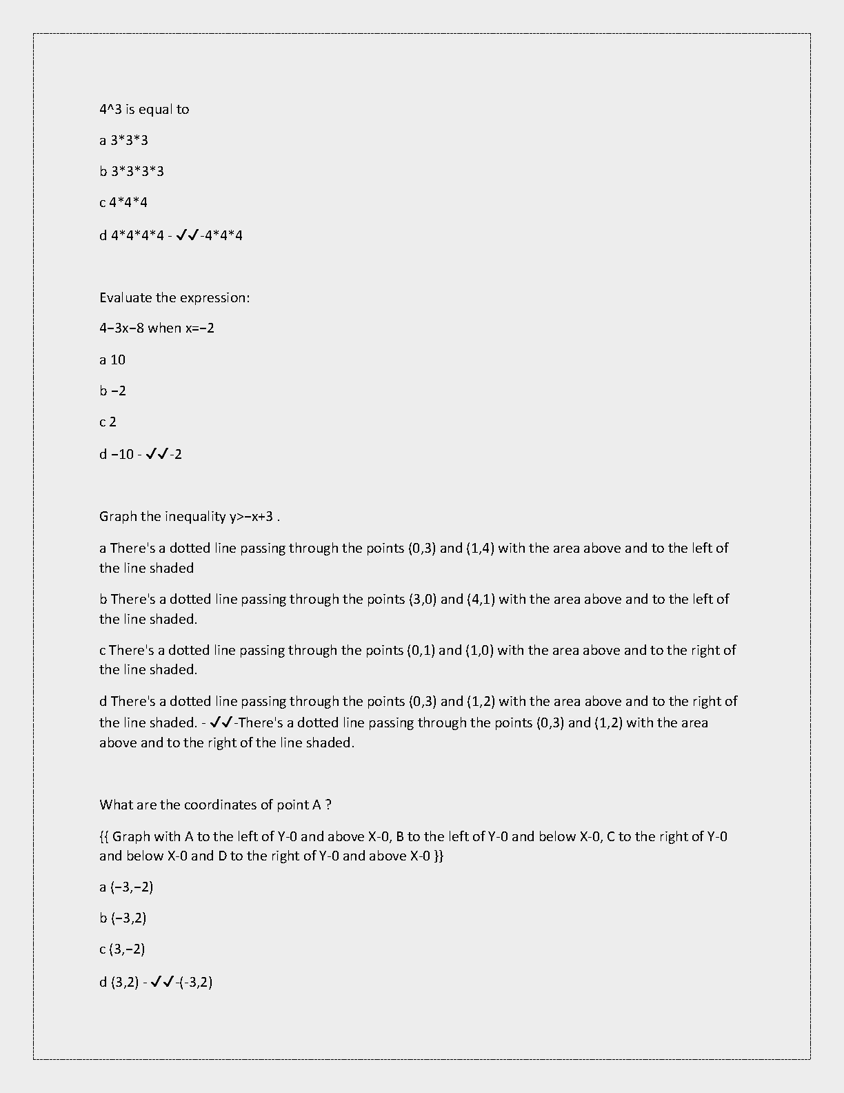 WGU C955 Basic Algebra Exam Prep Questions and Answers 2024-2025 IMG-3