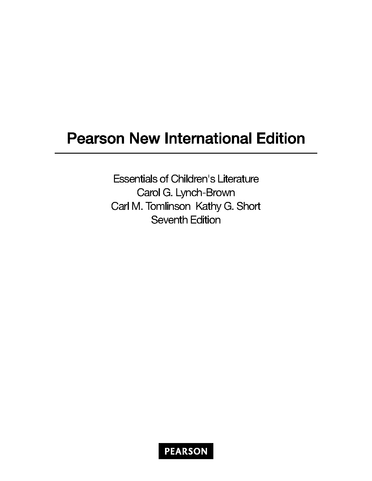 Children's Literature Test Bank 7th Ed | Lynch-Brown et al.