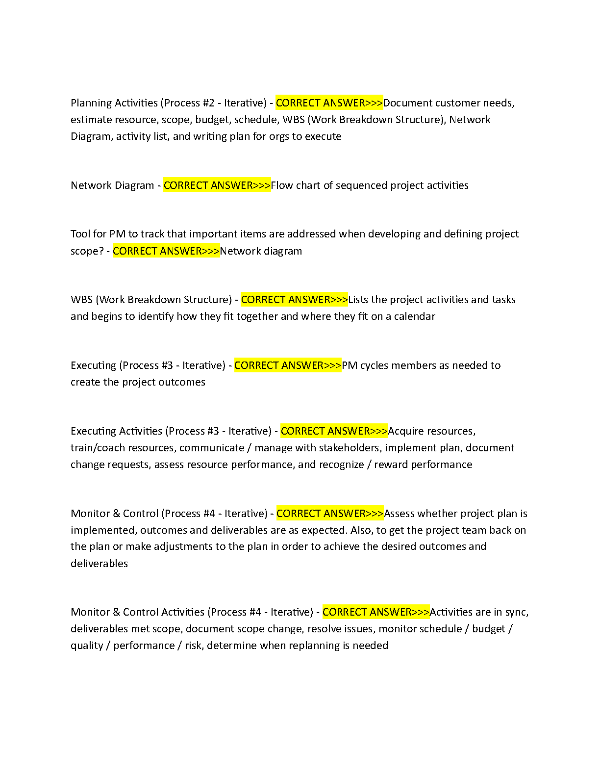 WGU C722 PM Study Guide 2025: Verified Answers