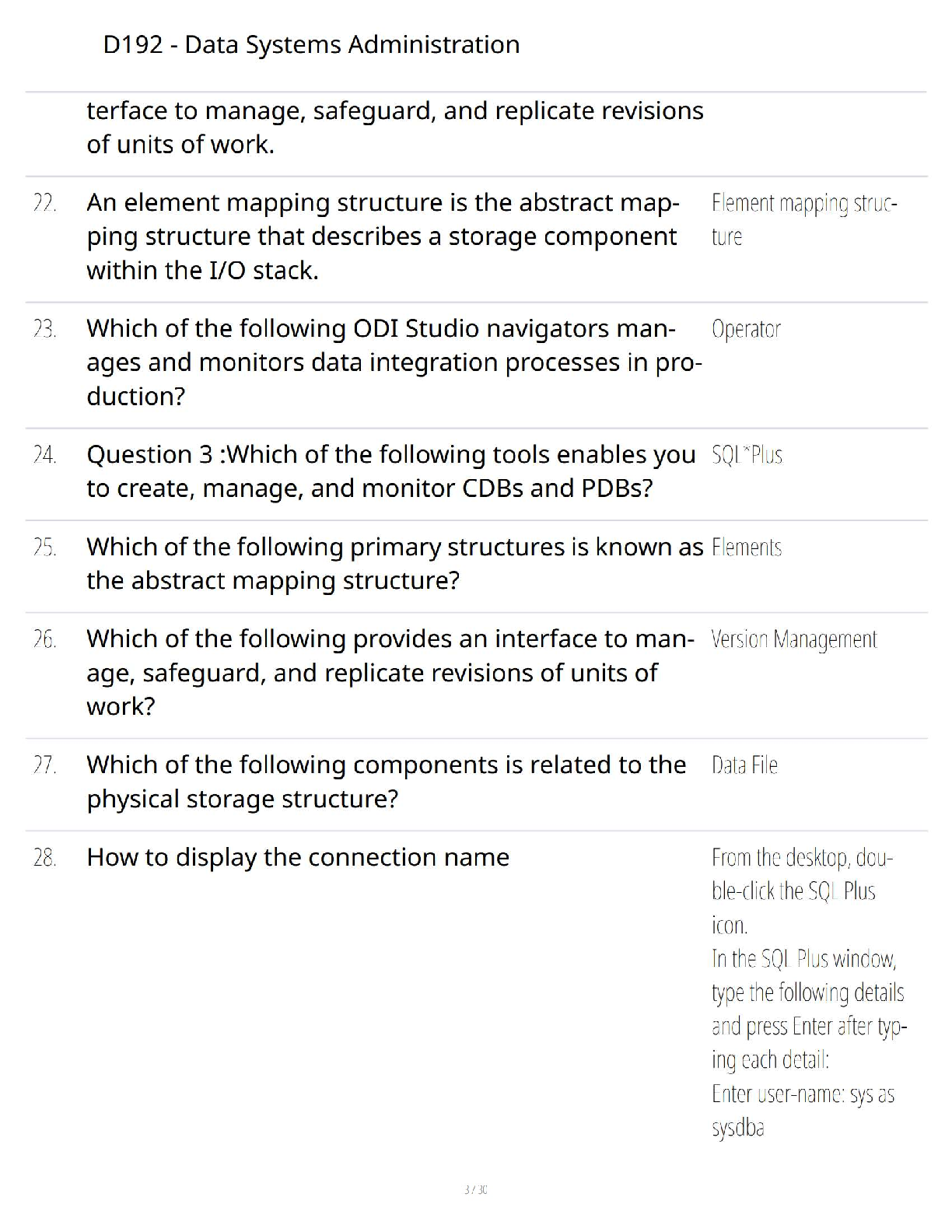 WGU D192 Data Systems Admin Test Bank with Verified Answers IMG-3