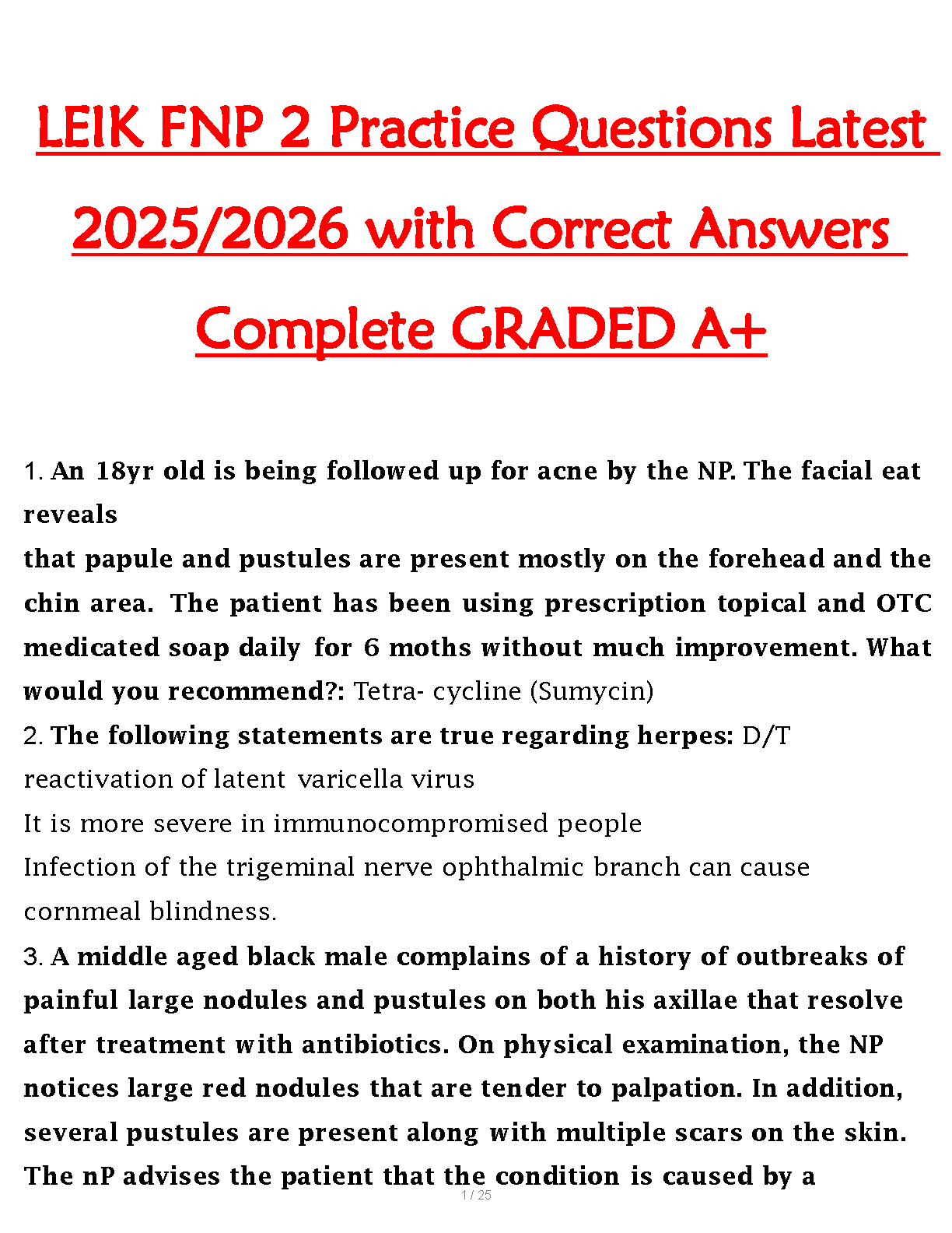 FNP 2026 Exam Prep LEIK Questions IMG-1
