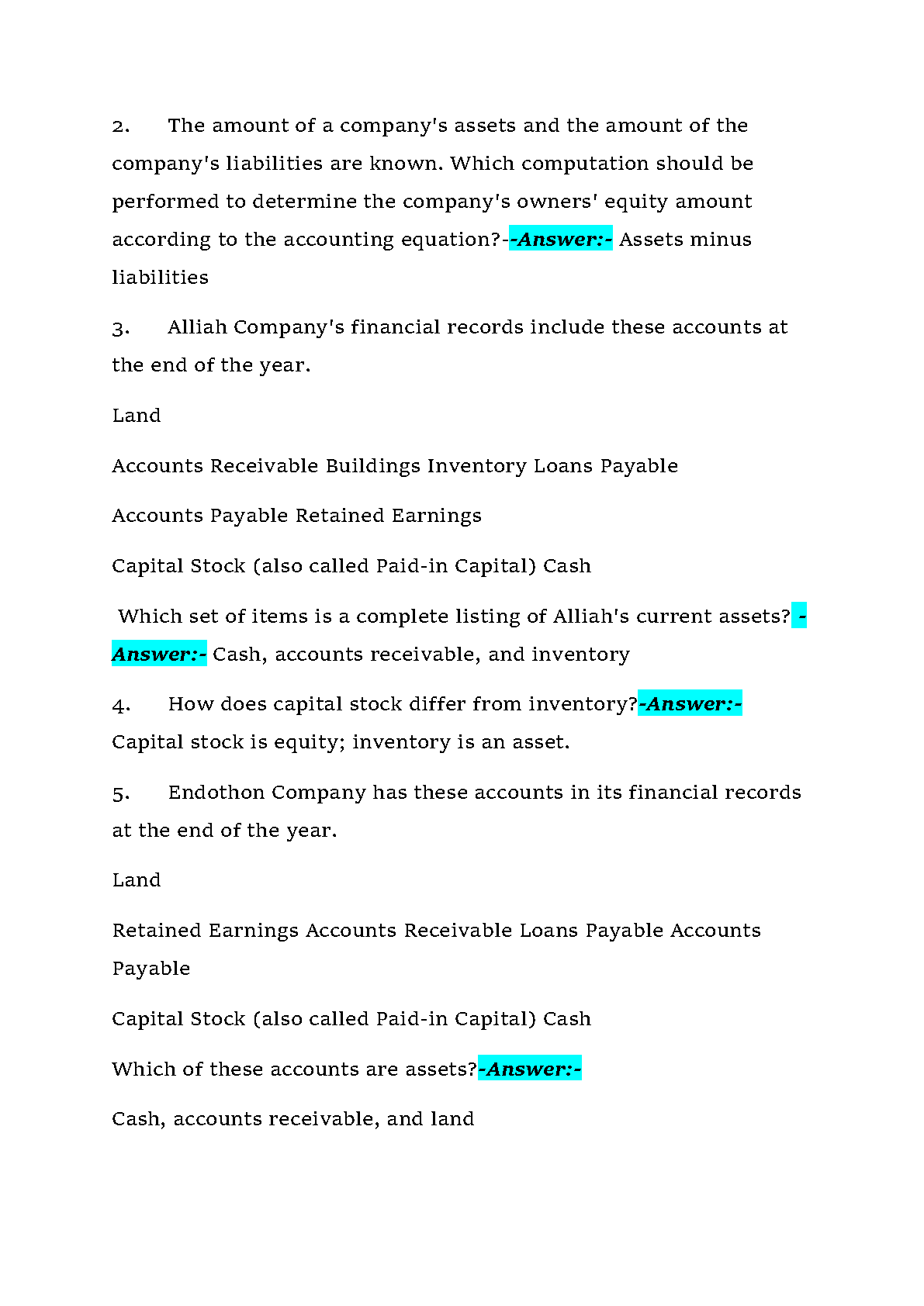 WGU D774 Business Accounting Practice Questions 2026