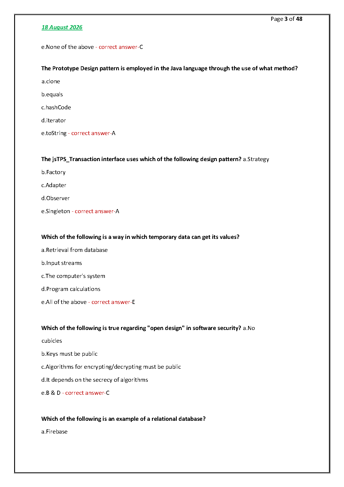 CSE 316 Final Exam Test Bank With Verified Answers IMG-3