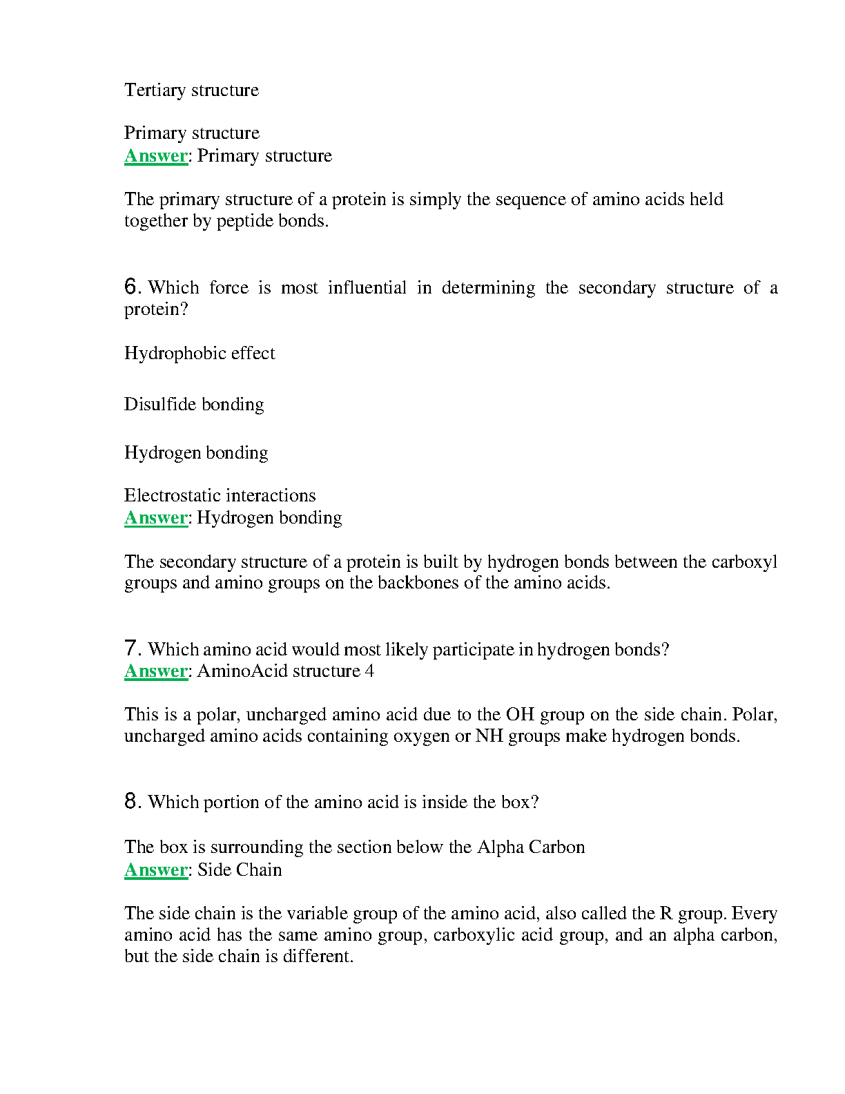 WGU C785 Biochemistry Q&A 2024 Exam Prep Guide IMG-3