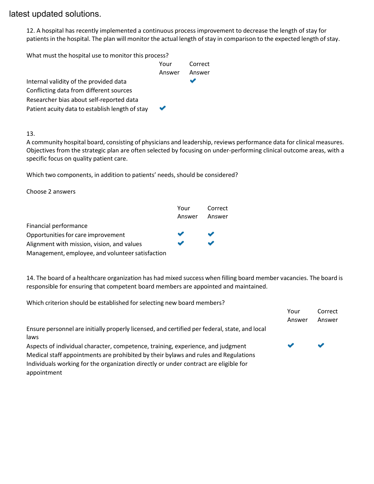 WGU Pathophysiology PCCO Pre-Assessment Answers 2025 IMG-1