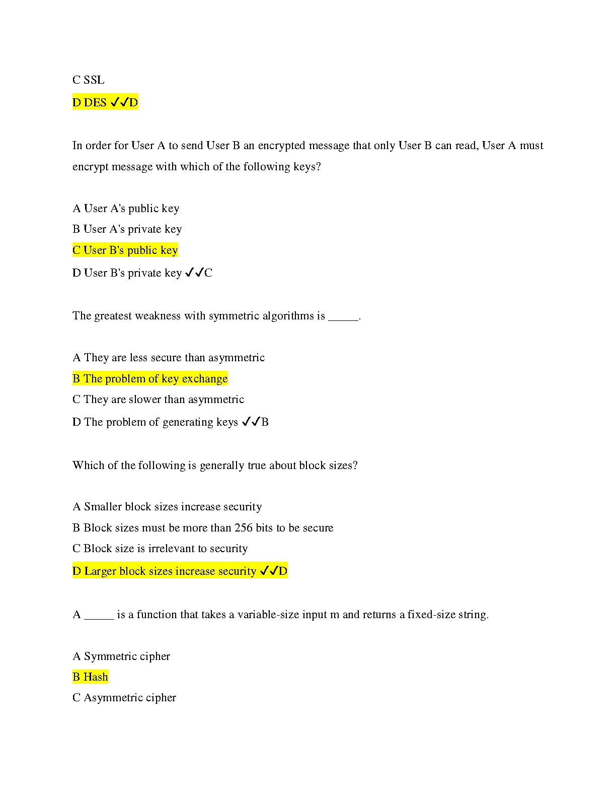 WGU C839 Cryptography Q&A 2024/2025 Study Guide
