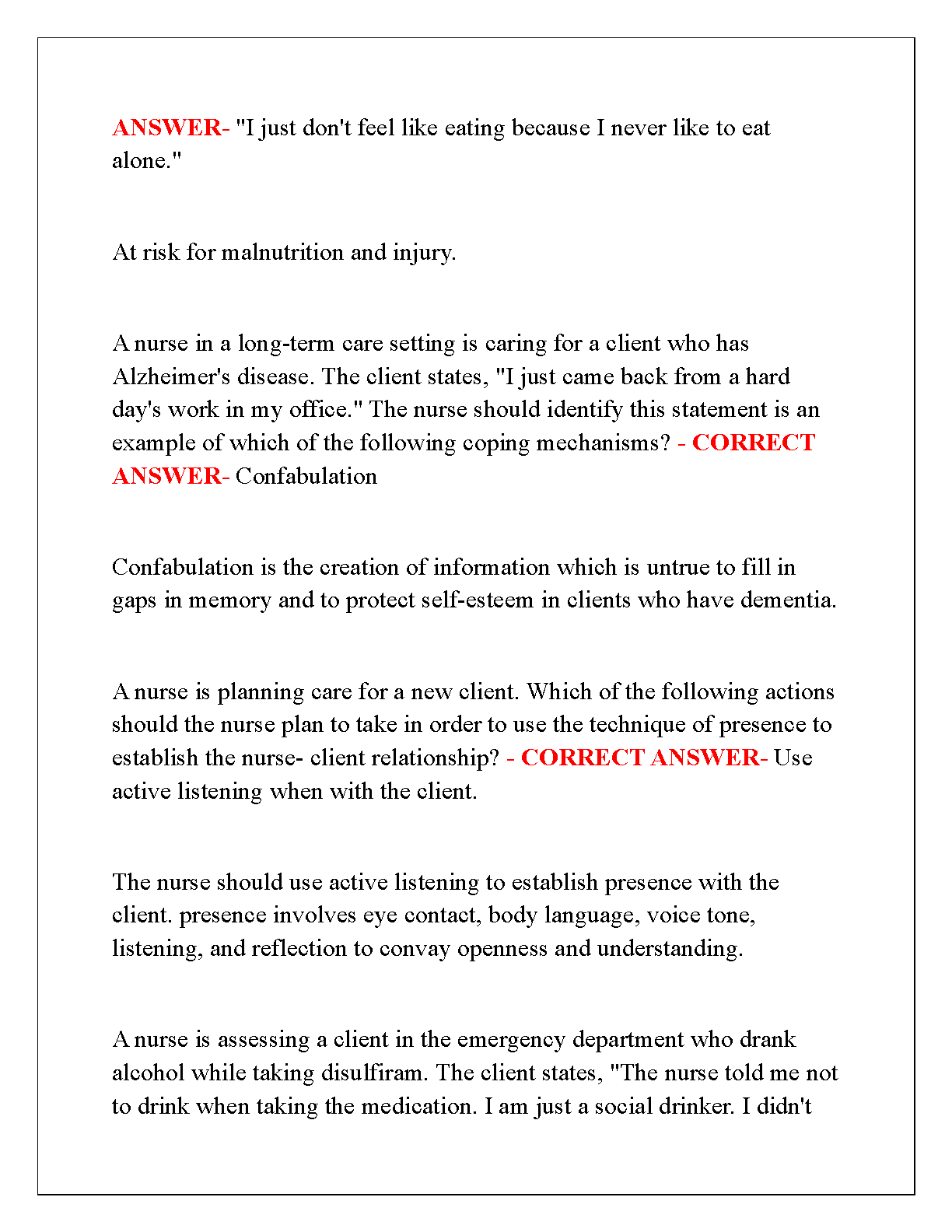ATI Capstone Mental Health Exam Prep 2026/27 Solutions