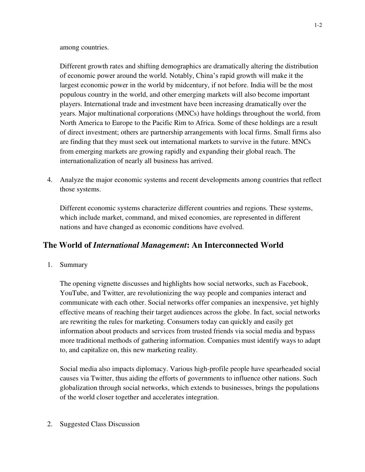 International Management 11th Edition Solution Manual
