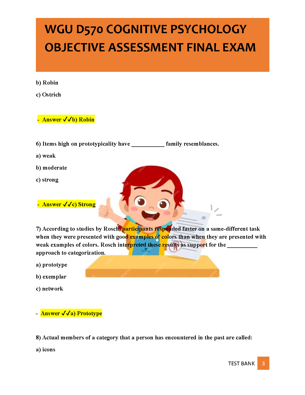 WGU D570 Cognitive Psychology Final Exam Test Bank PDF IMG-3