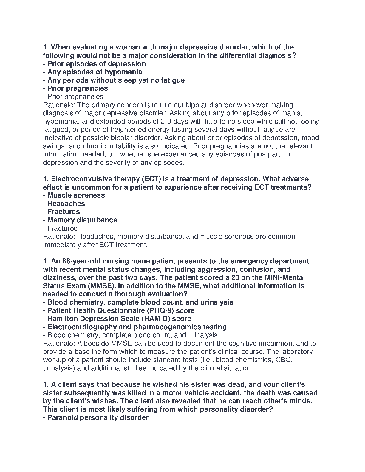 ANCC Domain 3 Practice Exams & Answers 2026/27