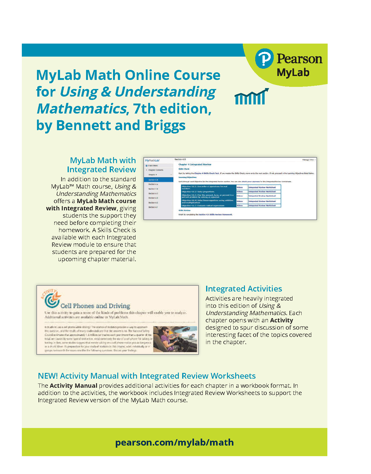 Bennett & Briggs Math 7e Test Bank Pearson MyLab Resources