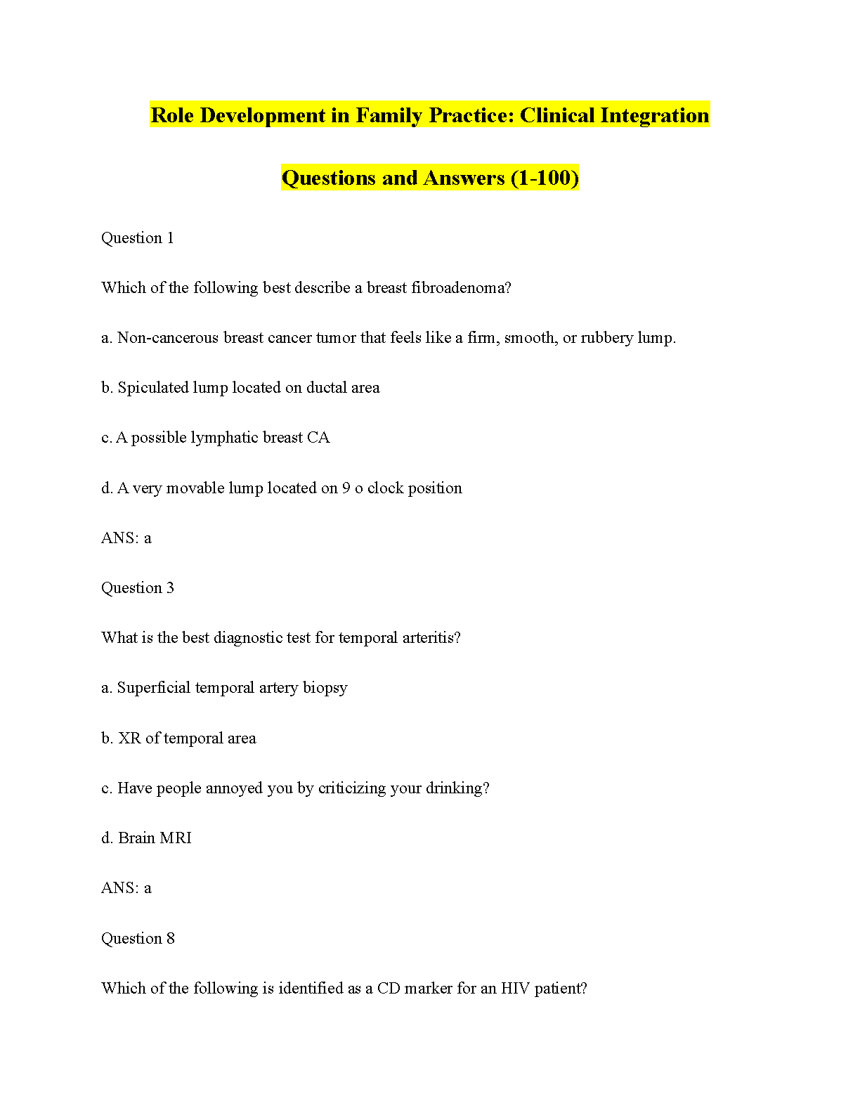 Family Practice Test Bank 2026/27: Stewart & DeNisco NP Exam Prep