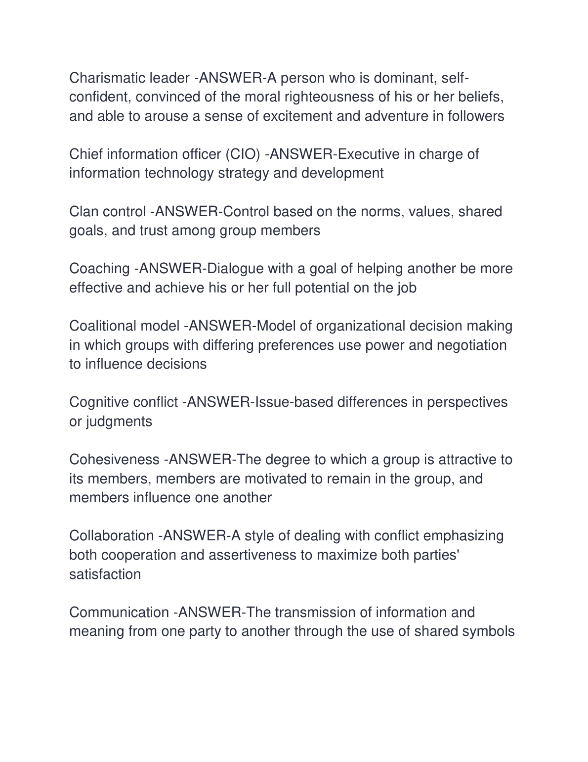 WGU C483 Principles of Management Exam 2025 Q&A Guide IMG-3