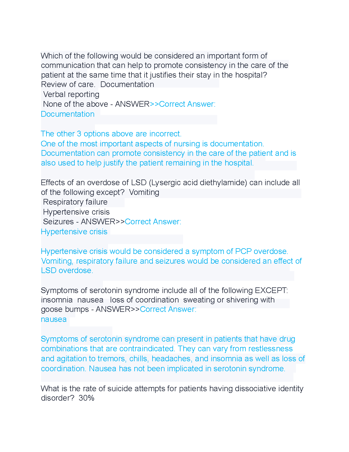 PMHNP ANCC Exam Questions 2026 with Rationales IMG-3