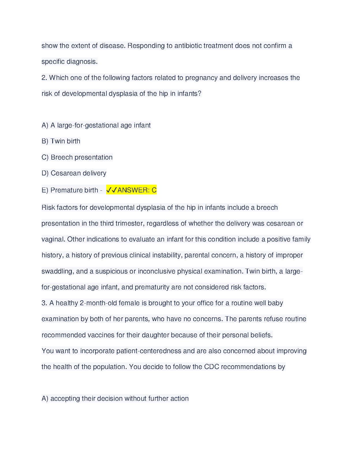 ABFM ITE 2018 Practice Questions | Family Medicine Exam Prep