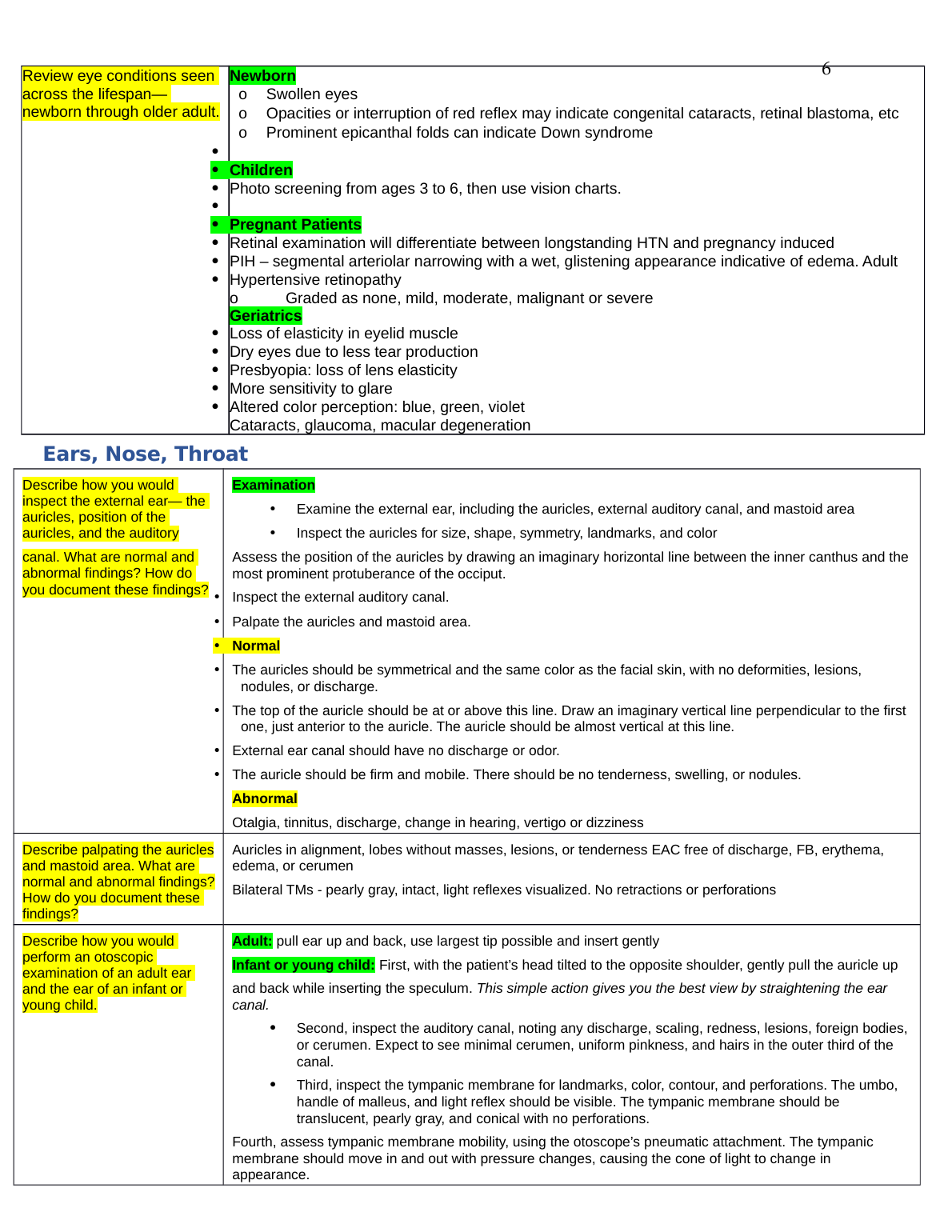 NURS 612 Exam 1 Study Guide Seidel Notes 2025/2026 IMG-3