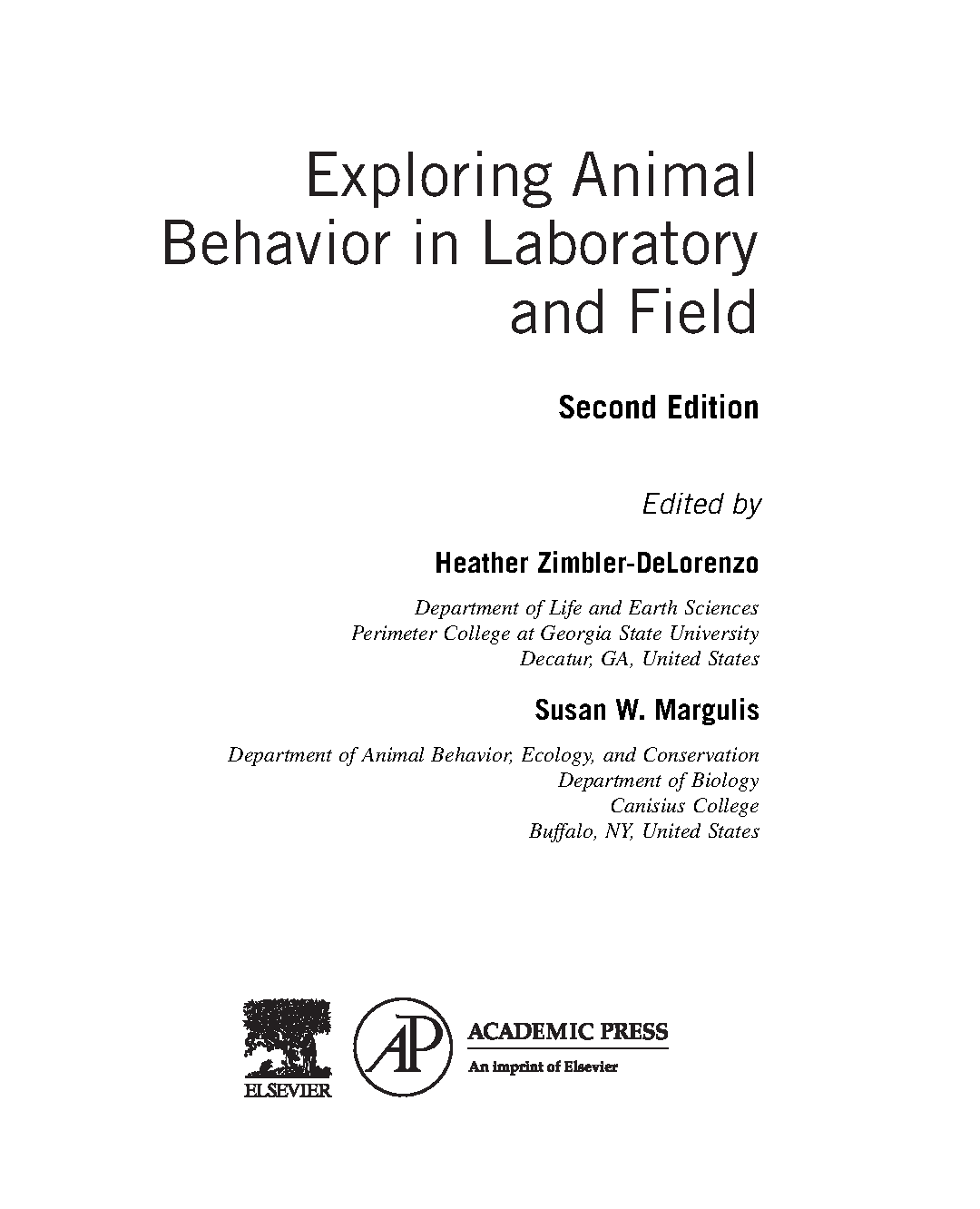 Animal Behavior Test Bank: Zimbler-DeLorenzo 2nd Ed Practice Questions
