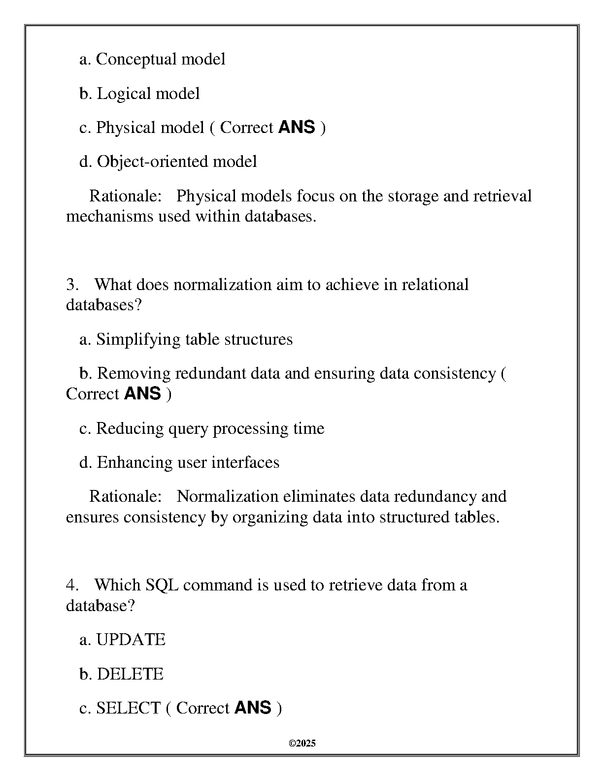 NURS 6010 DBMS Exam Prep WGU 2025