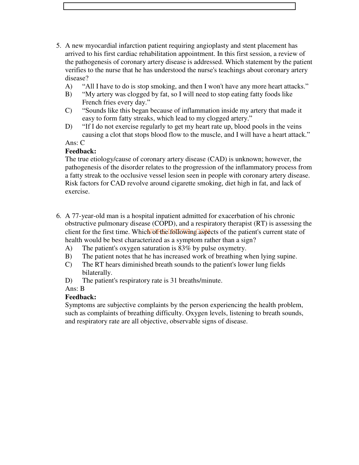 Pathophysiology Test Bank 2026/27 Porth 10e Exam Prep IMG-1