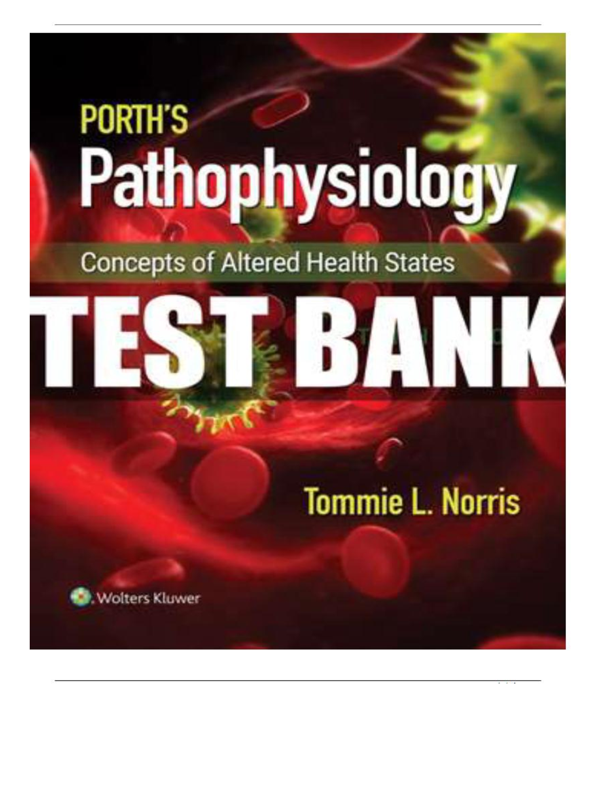 Pathophysiology Test Bank 2026/27 Porth 10e Exam Prep
