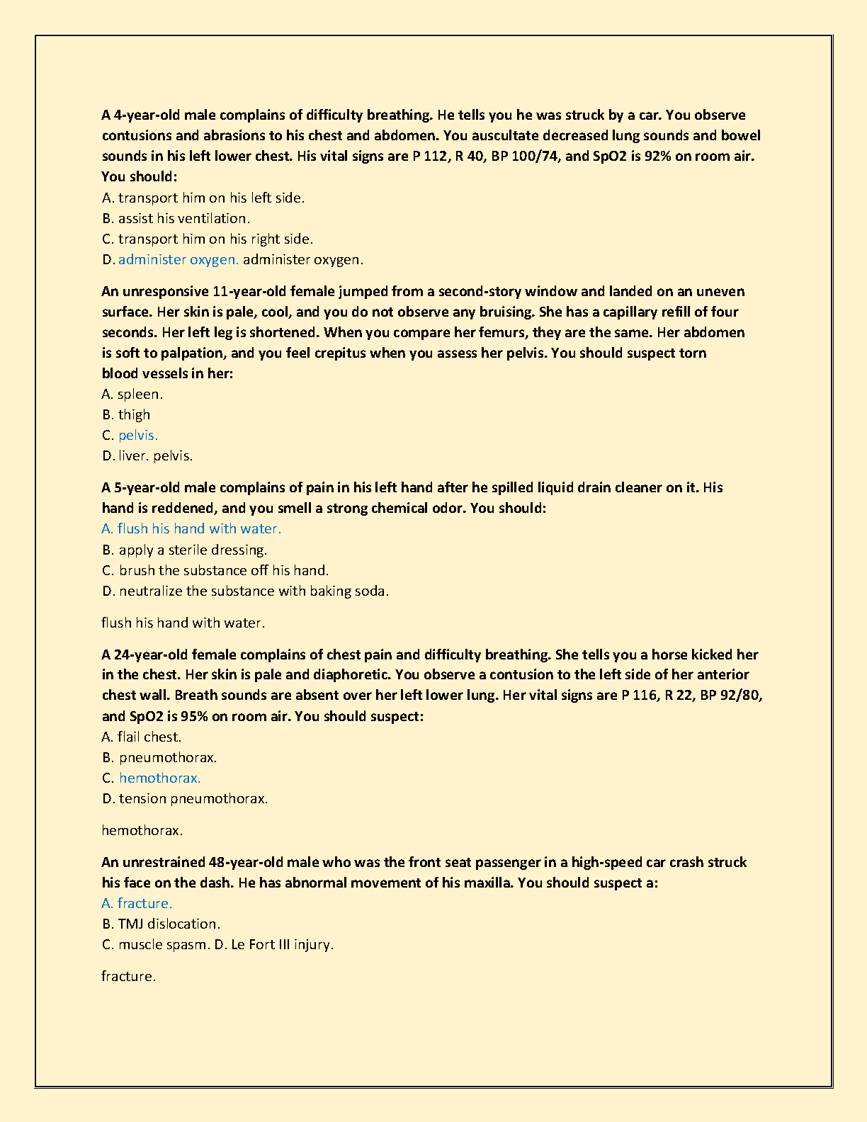 NREMT EMT Cert Exam Prep 2026: 500 Questions & Answers