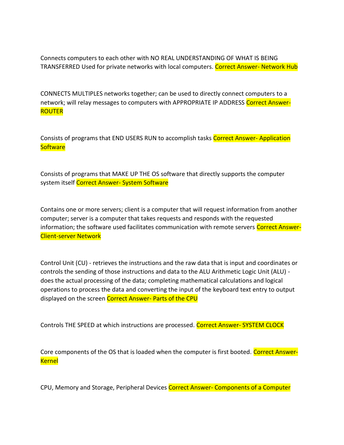 WGU C182 Info Systems Question Bank & Answers IMG-1