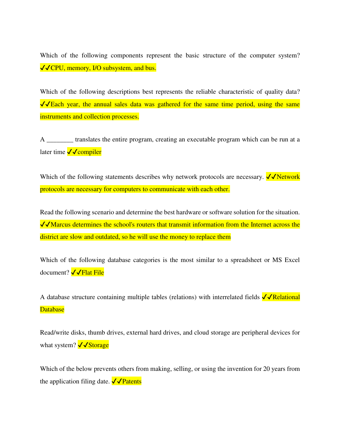 WGU C182 Practice Exam B Study Guide IMG-1